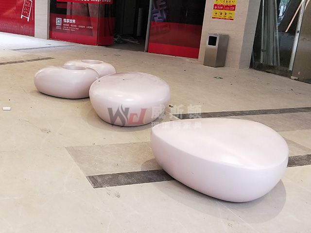 江西宜春商场玻璃钢花盆座椅