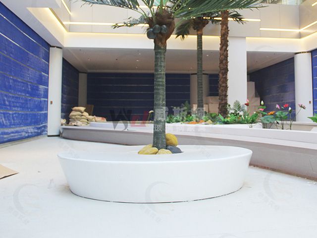 简易玻璃钢树池围树坐凳