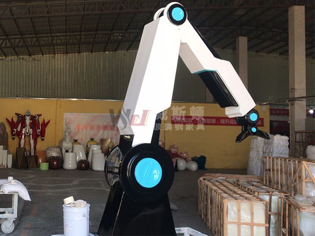 智能科技玻璃钢机械臂模型道具