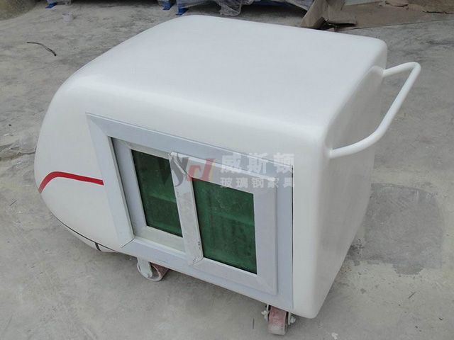 动车送餐车玻璃钢模型道具
